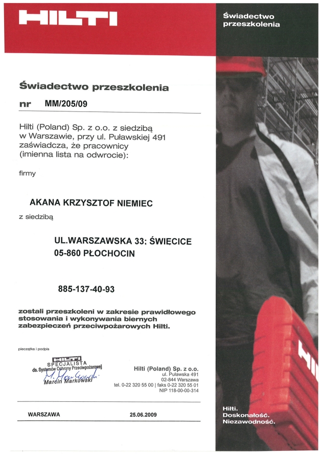 Szkolenie specjalistyczne